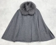 2025年最新】ブルーフォックス ファー カシミヤ ポンチョの人気