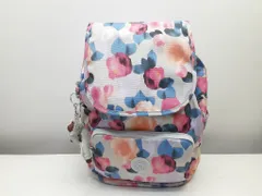 25k-384h【中古】【未使用】kipling キプリング CAYENNE Dreamy Bouquet リュック