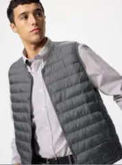 UNIQLO Pufftechパフテックコンパクトベスト  08DARKGRAY XL 478272