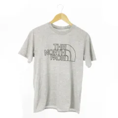 ザノースフェイス THE NORTH FACE Color Heathered Logo Tee 半袖Tシャツ クルーネック ストレッチ アウトドア L グレー NT32081 /AO10 ■GY99