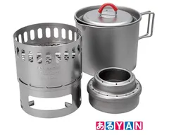 (新品未使用)エバニュー(EVERNEW) Ti Mug pot 500 Stove set ECA538 4934048637095
