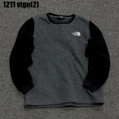 THE NORTH FACE ザノースフェイス 起毛 スウェット グレー/ブラック キッズ