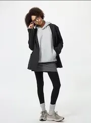 UNIQLO Heattech  極暖ヒートテックコットンレギンス/10分丈 481081 09BLACK M