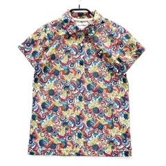 サイズ：0 JACK BUNNY ジャックバニー ×LIBERTY 半袖ポロシャツ ペイズリー柄 ホワイト系 [240101547807] ゴルフウェア レディース ストスト