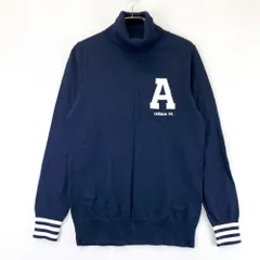 サイズ：L ADIDAS GOLF アディダスゴルフ  タートルネック ニットセーター  ネイビー系 [241003000525] ゴルフウェア レディース ストスト