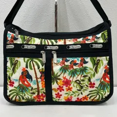7331　 LeSportsac レスポートサック　ショルダーバッグ　肩がけ　斜めがけ　紐調節可能　デラックスエブリデイ　ハワイ限定　フラガール　レディース　軽量　シンプル　カジュアル　軽量　ポケット多数　花柄