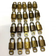 LOUIS VUITTON パドロック カデナ 南京錠 20個セット 鑑定済み 正規品 ルイ・ヴィトン