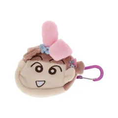 クレヨンしんちゃんxサンリオキャラクターズ ミニポーチ カラビナ付きふわミニポーチ ネネちゃんxマイメロディ サンリオ サンスター文具 小物入れ アニメキャラクター キャラクター グッズ 