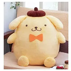 【中古】ポムポムプリン 超超BIGぬいぐるみ 蝶ネクタイ