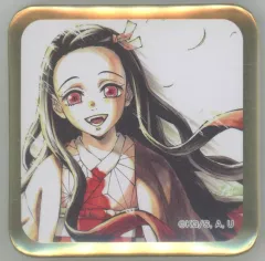 【中古】バッジ・ピンズ 竈門禰豆子 歴代特別編集版提供イラストスクエア缶バッジ 「鬼滅の刃×ufotable DINING 鬼滅シアター開催記念 THEATER DINING 刀鍛冶の里編」 お楽しみくじ景品