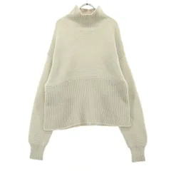 美品 niko and... ニコアンド 長袖 ハイネック ニット 4 ベージュ レディース 古着