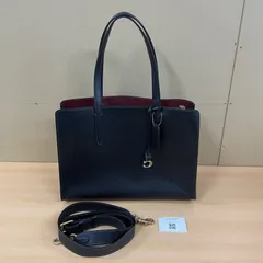 ★【極美品】COACH コーチ カーター キャリーオール トートバッグ ハンドバッグ ショルダーバッグ 2way  ポリッシュド ペブル レザー 黒 ブラック