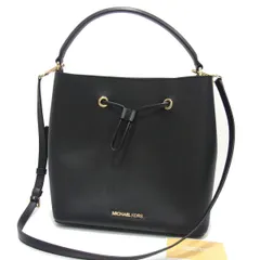 美品☆MICHAEL KORS マイケルコース SURI LG 2WAY レザー ショルダーバッグ ハンドバッグ レディース ブラック