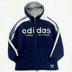 80～90s 銀タグ オールド adidas アディダス ビッグトレフォイル 両面