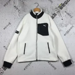 プーマ ジュニア フリース ジップアップ ジャケット アウター 白 180(L) 3400210