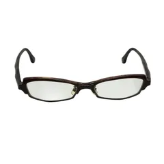 【管2512-52】度あり☆LESS THAN HUMAN レスザンヒューマン メンズ メガネ めがね 眼鏡 フレーム ブラウン デミカラー 日本製