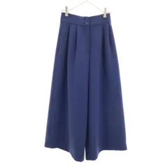 To b. by agns b トゥービーバイアニエスベー ワイドパンツ 36 ネイビー レディース 古着