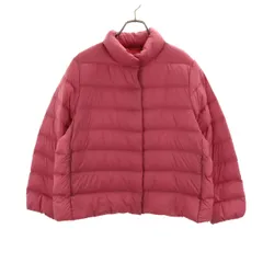 UNIQLO ユニクロ ウルトラライトダウンジャケット 3XL ピンク 収納袋付き ビッグサイズ レディース 古着