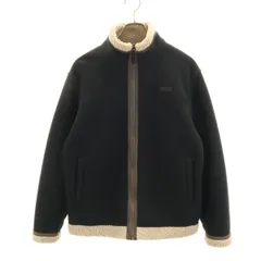 FIRSTDOWN ファーストダウン 裏ボア フリースジャケット L ブラック メンズ 古着