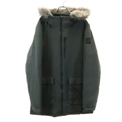 adidas アディダス 中綿コート XO カーキ ビッグサイズ メンズ 古着