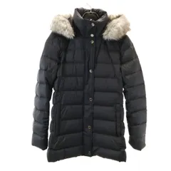 TOMMY HILFIGER トミーヒルフィガー ダウンコート S ブラック レディース 古着