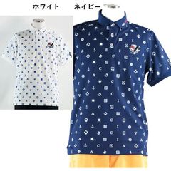 新品タグ付✨ シナコバ 高級メンズ半袖ポロシャツ L ネイビー 鹿の子