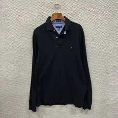 トミーヒルフィガー カジュアル 刺繍 ロゴ ポロシャツ 長袖 95 M07264