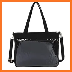 【新品】 [ハルジオ] 痛バッグ A4 痛バ ショルダー トート 2way 痛バック ショルダーバッグ トートバッグ 推し活バッグ 大きめ 透明 バック いたば かわいい おしゃれ 推し活 ぬい 鞄 かばん 黒 白 紺 水色 ピンク 黄色 紫 シート 付属 1