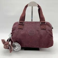 OG20 kipling キプリング トートバッグ ショルダーバッグ 2way パープル レディース