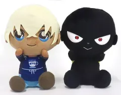 【中古】ぬいぐるみ 安室＆犯沢さん(2体セット) スマホスタンドぬいぐるみセット 「名探偵コナン」 少年サンデー応募者全員サービス品