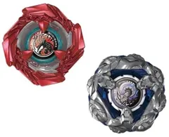 BEYBLADE X ベイブレードX (BX-46封入品) コバルトドレイク9-60R(メタルコート:レッド)(簡易包装)  + ゴートタックル7-70T(簡易包装) セット