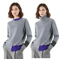 ネックウォーマーニット ラリアムー 38サイズ 2514473 lallia mu レディース lady 秋 冬 ギフト 即納 洋服 合わせやすい ハルズアミ 新品 正規品 グレー