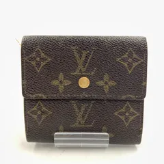 〇〇LOUIS VUITTON ルイヴィトン モノグラム ポルトフォイユ エリーズ 三つ折り財布 短財布 M61654 ブラウン 現状渡し ジャンク品