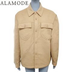 LOUIS VUITTON(ルイ・ヴィトン) ダブルフェイスウールブレンドオーバーシャツ シャツ/ブラウス RM241Q ジャケット アパレル モノグラム L ウール カシミヤ ベージュ ブラウン茶 1AFA43 メンズ 40802164297【中古】【アラモード】 LOUIS VUITTON(ルイ・ヴィトン) ダブルフェイスウールブレンドオーバー