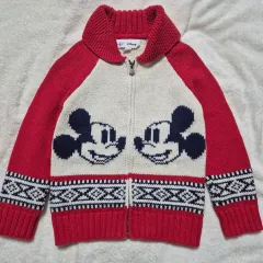 GAP ディズニー ミッキーマウス ニット カーディガン キッズ 5Y