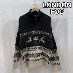 ロンドンフォグ ハイネック ハーフジップ スノー柄 ニット セーター メンズ M ISItems【USED】【古着】【中古】50148820のサムネイル