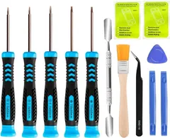 Lusflar クリーニング 修理ツール キット PS3/4/5用 ドライバーセット TR9トルクスドライバー コントローラー 分解 除塵 清掃用 工具セット 家庭用