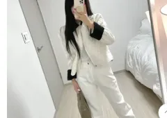 バイカラー 軽量ダウン キルティングジャケット