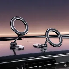 MagSafe対応 多車種対応 車載ホルダー スマホスタンド マグネット式