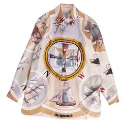 エルメス マルジェラ期 セリエボタン 長袖シャツ 薄手 レーヨン - メルカリ