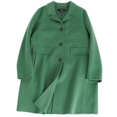 MaxMara チェスターコート ブルー イタリア製 - メルカリ