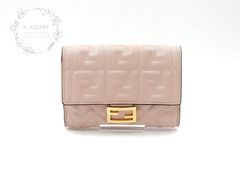 送料込み！ 極美品 FENDI 三つ折り財布 7M0280 バケット 180 - メルカリ