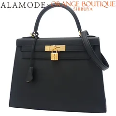 HERMES(エルメス) ケリー28 (外縫い) ブラック黒 ヴォーエプソン