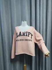 起毛 Vネック ロングスリーブ