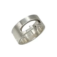【中古】GUCCI グッチ リング Gロゴ リング・指輪 SV925 21号 メンズ