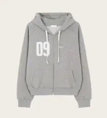 クレシアー 09 ナンバリング フードジップアップ グレー