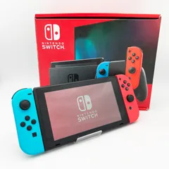 【中古・美品】Nintendo Switch 本体 ニンテンドー スイッチ HAD-S-KABAH [ネオンブルー・ネオンレッド] 2022年新モデル版