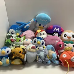 ◆ 【ジャンク品】 20点 まとめ商品 ポケモンぬいぐるみ リュック ポッチャマ ラティオス セビエ ホゲータ シャリタツなど 現状品 5.1kg
