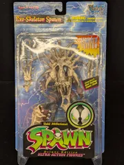 McFARLANE TOYS SERIES 4 EXO SKELETON SPAWN (茶アーマー / フルマスク) SPECIAL LIMITED EDITON 6インチ