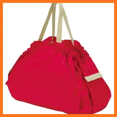 【新品】 マーナ (marna) Shupatto コンパクトバッグ M ( レッド ) シュパット 一気にたためる エコバッグ 折りたたみ ( 丈夫 ) S411A 0